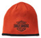 Harley-Davidson Men's Bar & Shield Logo Knit Beanie Cap - Orange 99409-24VM - Wisconsin Harley-Davidson