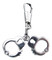 That's A Wrap Mini Handcuffs Double Sided Zipper Pull - Silver Chrome Plated - Wisconsin Harley-Davidson