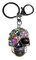 That's A Wrap Bones & Gemstones Key Chain w/ Keyring & Lobster Clip - Silver - Wisconsin Harley-Davidson