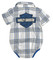 Harley-Davidson Free Shipping - Harley-Davidson Baby Girls' Glittery Newborn Plaid Shirt Creeper - White - Free Shipping on many products plus Orders Over $99