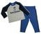 Harley-Davidson Little Boys' 2-Piece Toddler Knit Colorblocked Shirt & Pant Set - Wisconsin Harley-Davidson