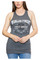 Harley-Davidson Women's Finest Moto Ribbed Sleeveless Racerback Tank Top - Gray - Wisconsin Harley-Davidson