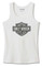 Harley-Davidson Women's Bar & Shield Sleeveless Tank Top - White 99098-24VW - Wisconsin Harley-Davidson