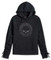 Harley-Davidson Women's Willie G Skull Tie Sleeve Hoodie - Black 99058-24VW - Wisconsin Harley-Davidson