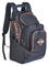 Harley-Davidson Bar & Shield Legend Rugged Polyester Backpack - Black/Orange - Largest Selection of Harley-Davidson Products