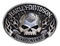 Harley-Davidson Men's Immunity Skull Belt Buckle, Antique Nickel Finish - Wisconsin Harley-Davidson