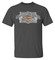 Harley-Davidson Men's Distressed Bar & Shield Logo Cotton Tee Shirt, Gray - Wisconsin Harley-Davidson