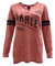 Harley-Davidson Women's Ceramic Long Sleeve Waffle Knit Henley - Terracotta - Wisconsin Harley-Davidson