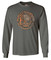 Harley-Davidson Men's Rust Coated Classic Willie G Skull Long Sleeve Shirt, Gray - Wisconsin Harley-Davidson