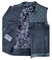 UNIK Men's Denim & Cowhide Leather Club Motorcycle Vest w/ Paisley Lining - Largest Selection of Harley-Davidson Products