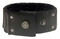 Harley-Davidson Men's Ribbed Studded Leather Cuff Bracelet Adjustable Wristband - Wisconsin Harley-Davidson