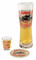 Harley-Davidson 1970s Racer Pilsner & Shot Glass Gift Set w/Matching Tin Coaster - Wisconsin Harley-Davidson