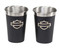 Harley-Davidson Bar & Shield Stainless Steel Glass Set of 2 18 Oz. - Wisconsin Harley-Davidson