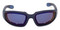 Harley-Davidson Men's Checker Square Sunglasses, Matte Blue Plastic Frames - Largest Selection of Harley-Davidson Products