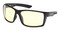 Harley-Davidson Men's Tech Square Sunglasses, Shiny Black Frames & Yellow Lenses - Wisconsin Harley-Davidson