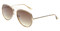 Harley-Davidson Women's Pilot Metal Sunglasses, Shiny Light Brown Frames - Wisconsin Harley-Davidson