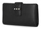 Harley-Davidson Women's Pebble Leather Bar & Shield Continental Wallet - Black - Wisconsin Harley-Davidson