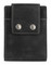 Harley-Davidson Men's Smooth Grain Snap Front Pocket Billfold Wallet - Black - Wisconsin Harley-Davidson