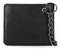 Harley-Davidson Men's Bar & Shield Core Pebble Biker Chain Bi-Fold Wallet, Black - Largest Selection of Harley-Davidson Products