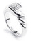 Harley-Davidson Women's Pave Crystal Center Twisted Signet Ring, Stainless Steel - Wisconsin Harley-Davidson
