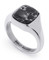 Harley-Davidson Women's Howilite Stone Signet Ring - Stainless Steel, Silver - Wisconsin Harley-Davidson