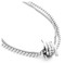 Harley-Davidson Womens Crystal Barbed Wire Necklace & Earring Set, Silver - No Hassle Returns at Wisconsin Harley