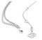 Harley-Davidson Womens Crystal Barbed Wire Necklace & Earring Set, Silver - Largest Selection of Harley-Davidson Products