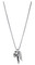 Harley-Davidson Men's 24 in. Dagger, Skull & Wing Charms Pendant Necklace, Steel - Wisconsin Harley-Davidson