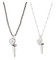 Harley-Davidson His & Hers Dagger Necklace Set w/ Pyrite Beads - 22 & 16 Inch - Wisconsin Harley-Davidson
