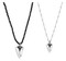 Harley-Davidson His & Hers Shield Necklace Set w/ Pyrite Beads - 22 & 16 Inch - Wisconsin Harley-Davidson
