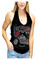 Liberty Wear Women's Sturgis Winged Bike V-Neck Halter Top w/ Tie Back - Black - Wisconsin Harley-Davidson