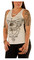 Liberty Wear Women's Sturgis Asphalt Angel Embellished Sleeveless Tank Top White - Wisconsin Harley-Davidson