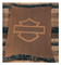Harley-Davidson Free Shipping - Harley-Davidson Woven Open Bar & Shield Logo Knit Blanket - Black/Copper - Free Shipping on many products plus Orders Over $99