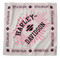 Harley-Davidson Women's Pink Label Bar & Shield Cotton Bandana- White 97636-24VW - Wisconsin Harley-Davidson