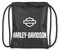 Harley-Davidson Rugged High-Density Polyester Quick-Draw Backpack  Black & White - Wisconsin Harley-Davidson