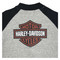 Harley-Davidson Free Shipping - Harley-Davidson Baby Boys' Bar & Shield Varsity Knit Jacket - Colorblocked Gray - Free Shipping on many products plus Orders Over $99