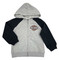 Harley-Davidson Little Girls' Bar & Shield French Terry Toddler Hoodie - Gray - Wisconsin Harley-Davidson
