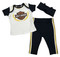 Harley-Davidson Baby Girls' Knit Newborn Gift Set - Tee, Pants, Headband & Bag - Wisconsin Harley-Davidson