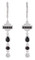 Harley-Davidson Women's Garland Stones Bar & Shield Drop Dangle Earrings, Silver - Wisconsin Harley-Davidson