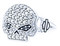 Harley-Davidson Women's Encrusted Marcasite Willie G Skull Ring, Sterling Silver - Wisconsin Harley-Davidson