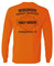 Harley-Davidson Free Shipping - Harley-Davidson Men's Bar & Shield Logo Long Sleeve Crew-Neck Tee, Safety Orange - Free Shipping on many products plus Orders Over $99