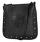 Harley-Davidson Women's Flat Studded Bar & Shield Crossbody Bag - Black - No Hassle Returns at Wisconsin Harley