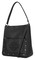 Harley-Davidson Women's Flat Studded Bar & Shield  Shopper Hobo Bag - Black - Wisconsin Harley-Davidson