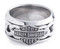 Harley-Davidson Men's Bar & Shield Logo Link Band Ring, Stainless Steel - Wisconsin Harley-Davidson