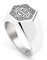 Harley-Davidson Free Shipping - Harley-Davidson Men's Bar & Shield Logo Hematite Pave Ring, Stainless Steel - Free Shipping on many products plus Orders Over $99