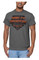 Harley-Davidson Men's Revival H-D Text Short Sleeve Crew-Neck T-Shirt, Charcoal - Wisconsin Harley-Davidson