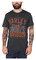 Harley-Davidson Men's Backdrop Distressed Short Sleeve T-Shirt, Graphite Black - Wisconsin Harley-Davidson