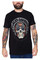 Harley-Davidson Men's Skull Bandana Short Sleeve Crew-Neck T-Shirt - Black - Wisconsin Harley-Davidson