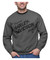 Harley-Davidson Men's Premium Crew-Neck Pullover Fleece Sweatshirt, Charcoal - Wisconsin Harley-Davidson
