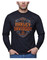 Harley-Davidson Men's Shielded H-D Long Sleeve Crew-Neck Shirt, Vintage Black - Wisconsin Harley-Davidson